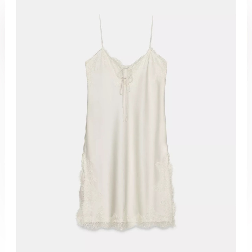 NEW Zara LACE SLIP DRESS